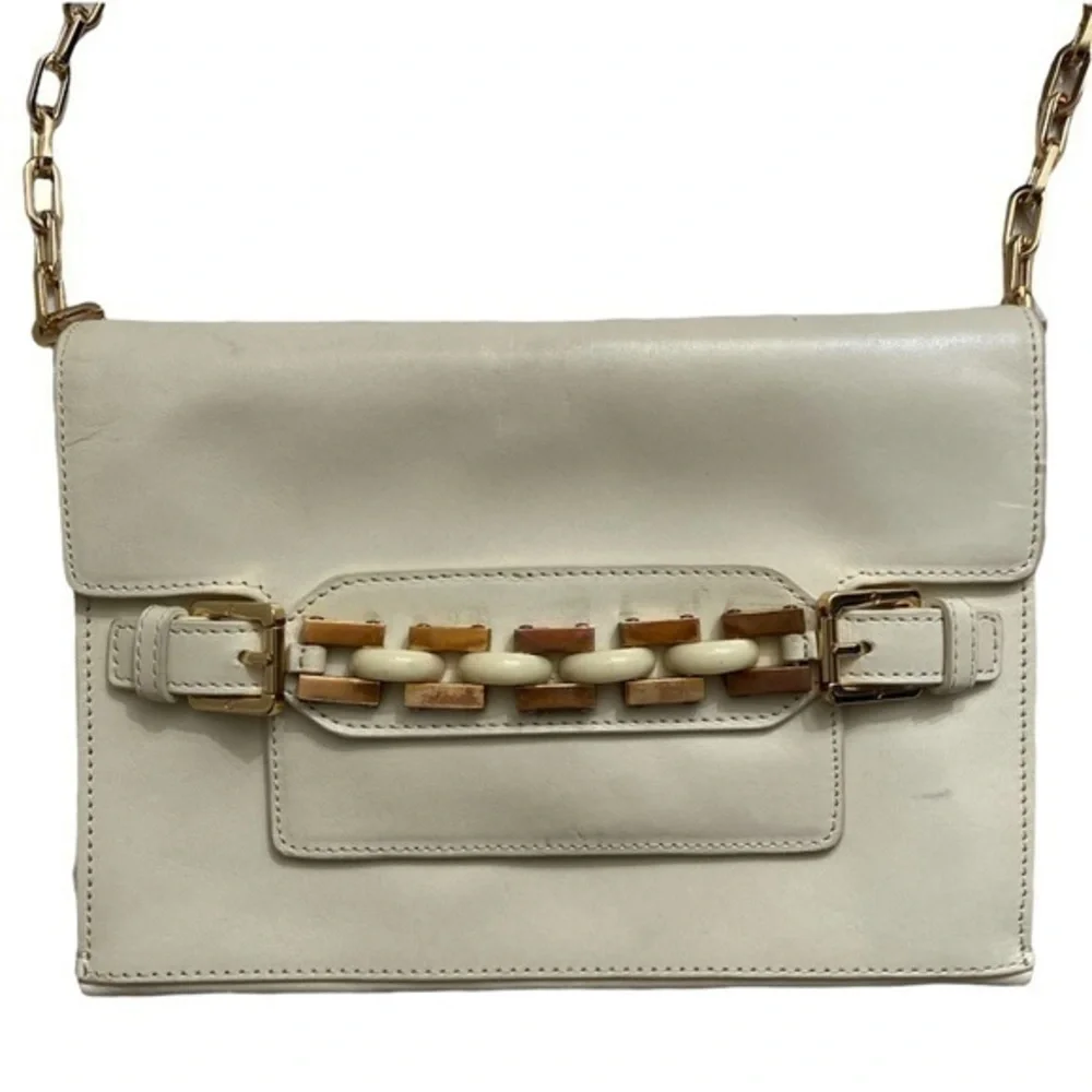 Tory Burch cream crossbody bag